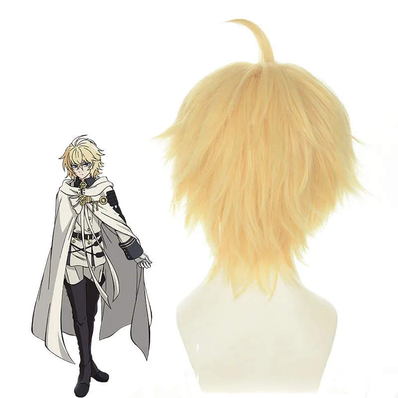 Парик для косплея Микаэла хакуя из м/ф сераф аниме термостойкий синтетический
