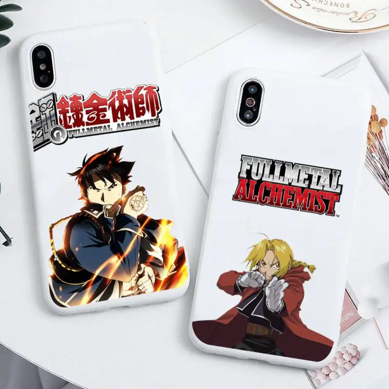 

Fullmetal Alchemist Phone Case For IPhone 12 Pro Max 6 6s 7 8 Plus XS XR 12mini Se 22 Iphone 11 Pro Max Candy Case