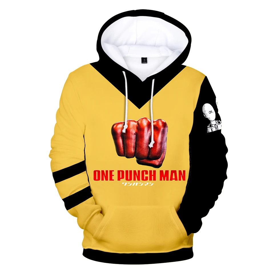 

2021 New Cool Hooded Men/Women Funny One Punch Man Cosplay Hoodies Casual Hoody Streetwear Sweatshirts One Punch Tracksuits Tops
