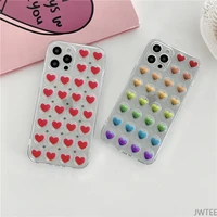 case funda for iphone 11 12 pro max xr xsmax se 2020 7 back cover 8 plus clear pop fidget reliver stress love pattern 13 shell