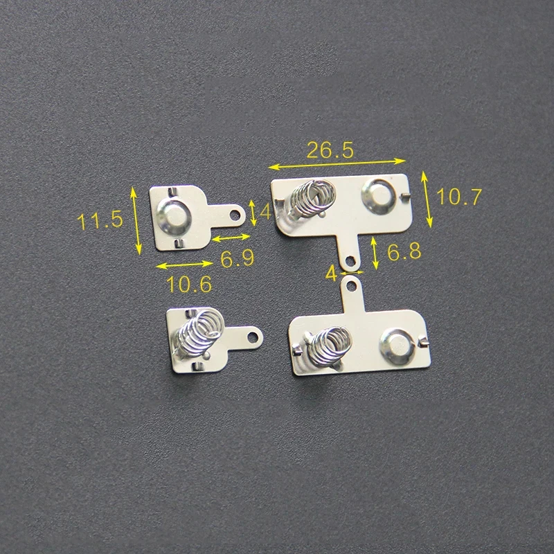 

50PCS OEM AA Battery Spring Contact with nickel plated suppliers ,Type-S29