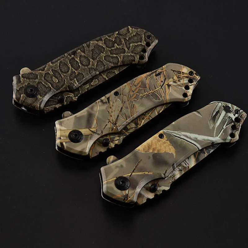 

58HRC Multi-function Folding Tactical Survival Knives Hunting Camping Blade Multi High Hardness Military Survival Knife Pocket