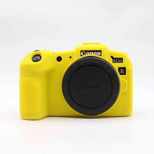 Normal Yellow Лучшее качество резиновый силиконовый чехол защитная рамка для Canon EOS RP мягкая камера - Color: Normal Yellow
