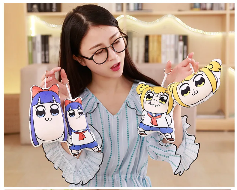 Аниме плюшевая кукла кулон поп команда Epic Popuko &amp Pipimi плюшевые подушки Pipi игрушки |