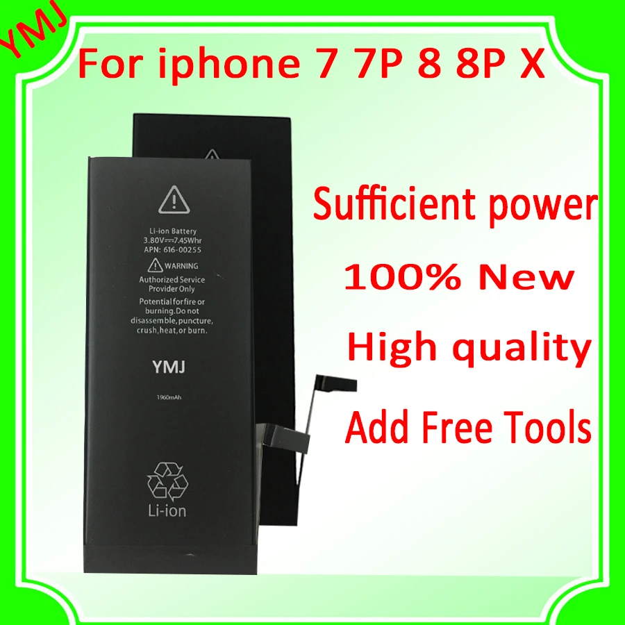 Аккумулятор для iPhone 7G 7 Plus 8 X Apple 7p 2900mAh емкость литий полимерная батарея +
