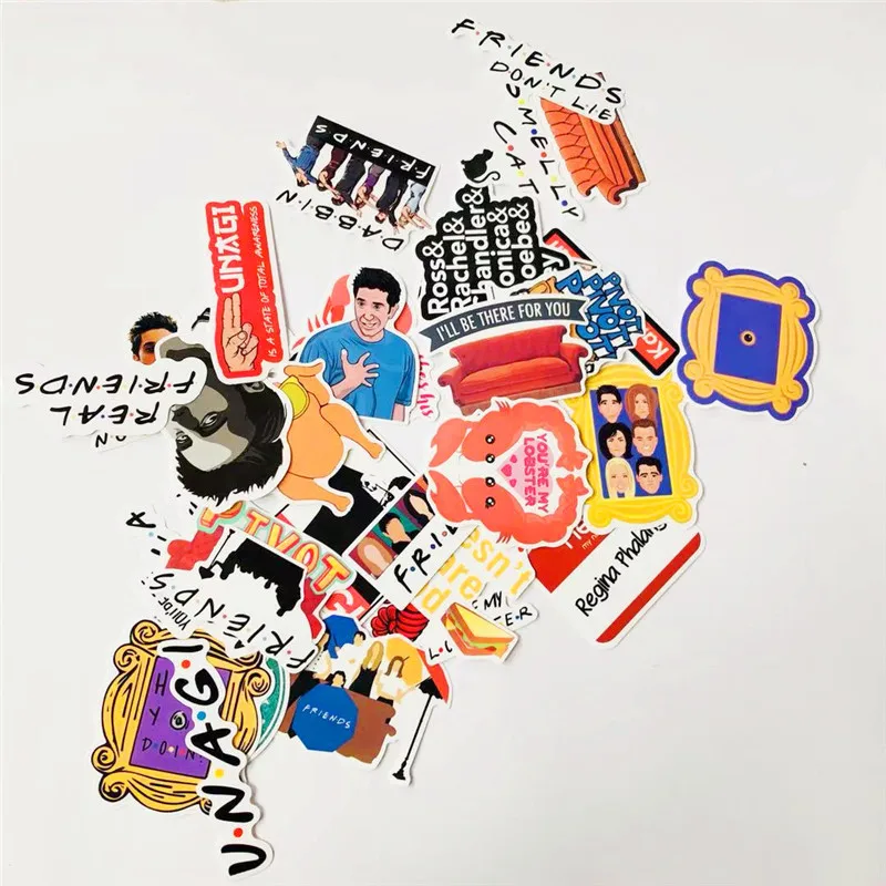 Стикер для ТВ сериала Friends стикер шоу подходит ноутбука велосипеда багажа