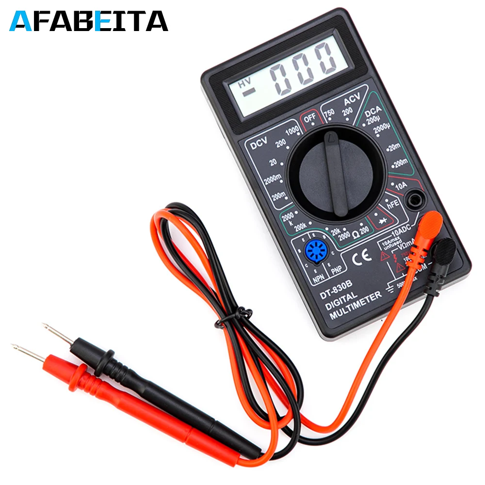 Цифровой мультиметр с ЖК-дисплеем вольтметр амперметр Ом 750/1000 в | Инструменты
