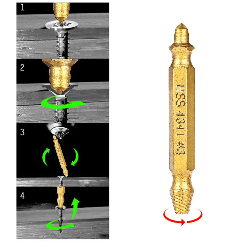 Экстрактор поврежденных винтов Vastar 6 шт. устройство для удаления сломанных