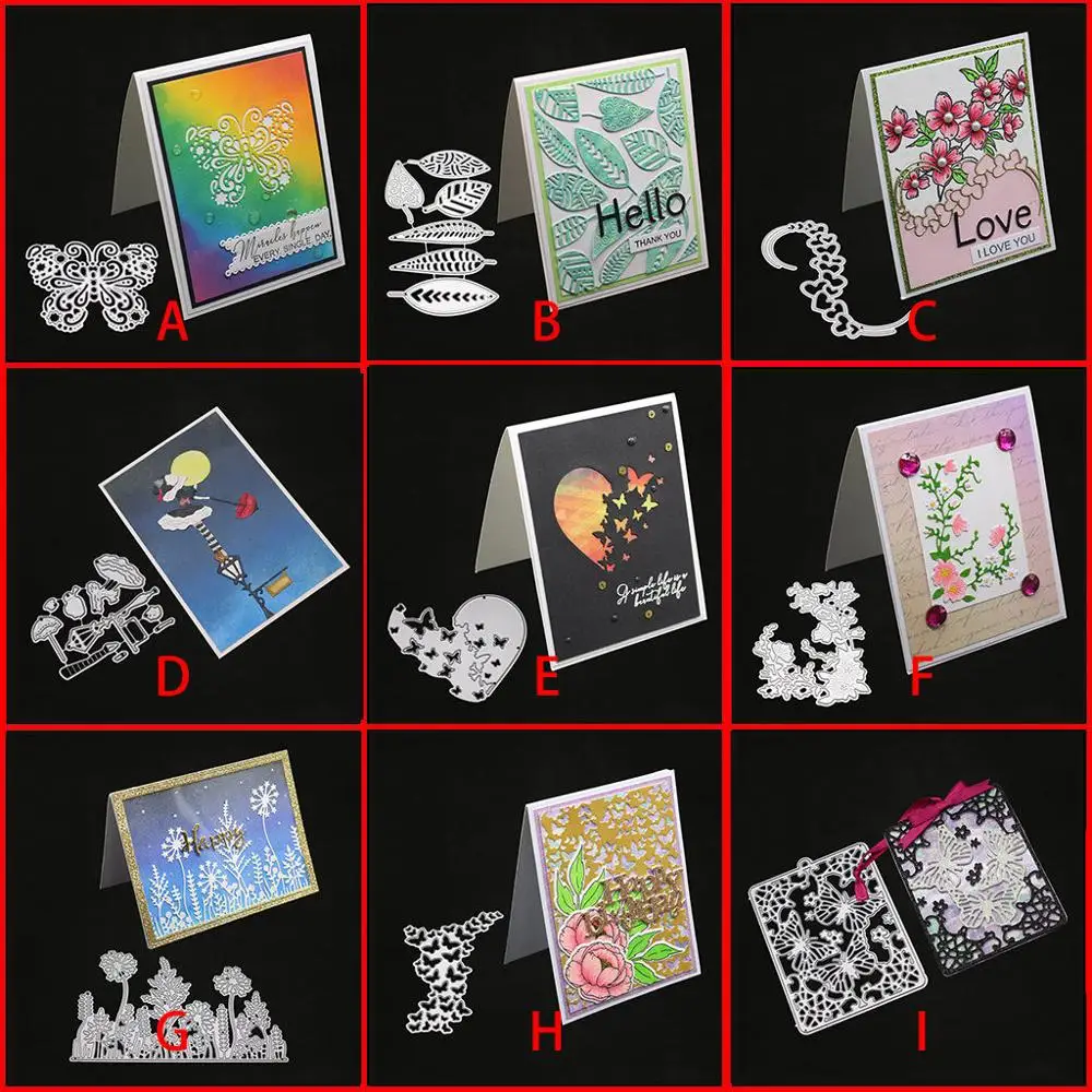 Углеродистая сталь феи с цветочным узором и кружевной каймой металлический