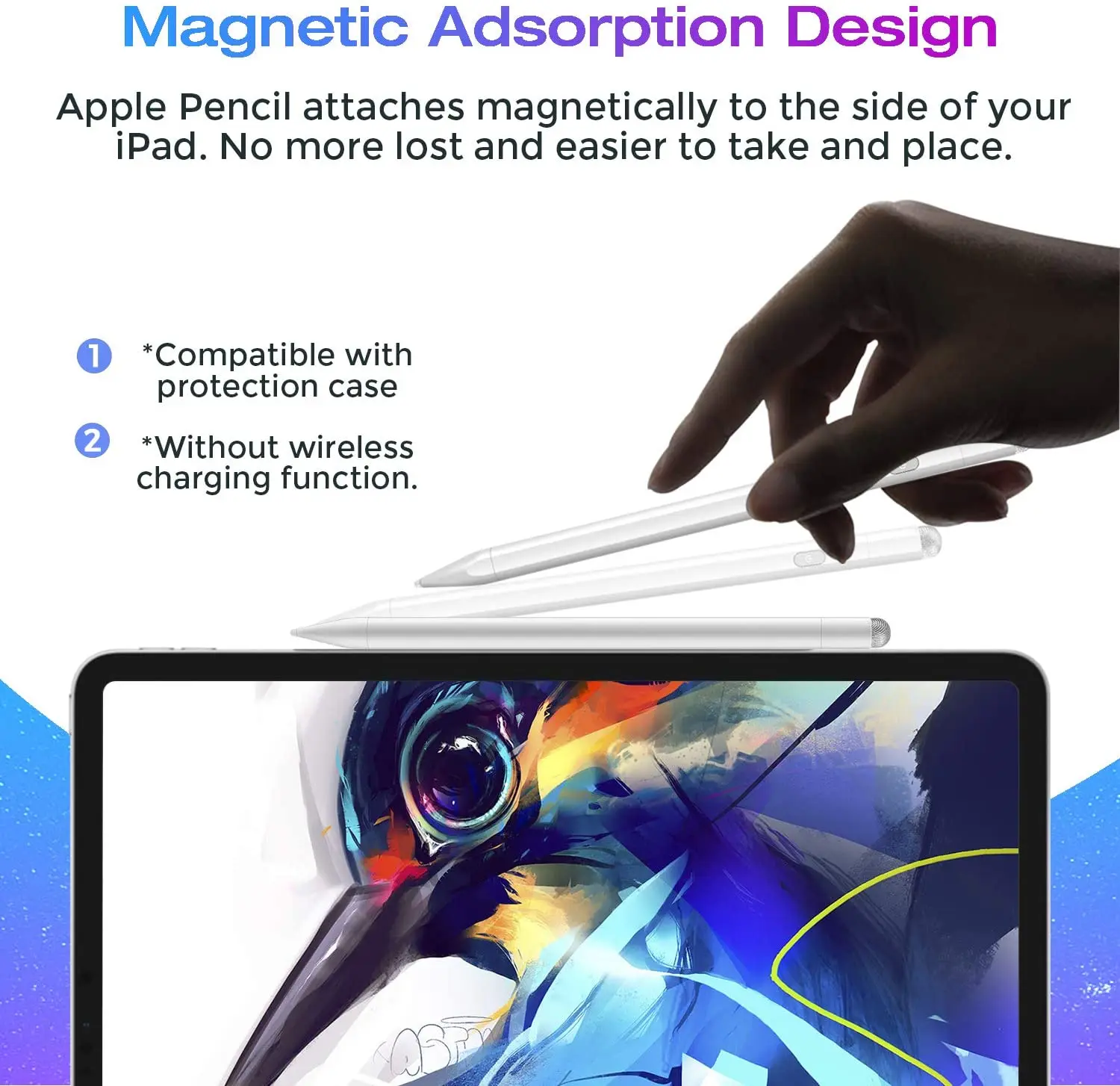 10Pcs/Lot Stylus For Android Ipaid Tablet Pencil Uppgraded Drawing Touch Pen With Palm Rejection Design Sketch Multiple Scenario