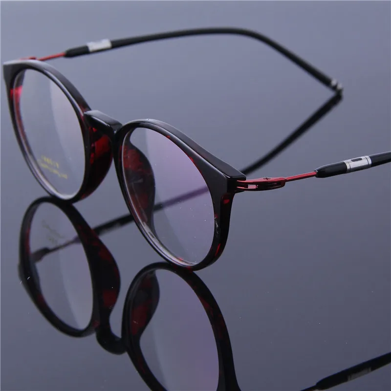 Для мужчин/Для женщин мужчин рамка Ultra Clear TR90 круглые очки в стиле ретро оправе при