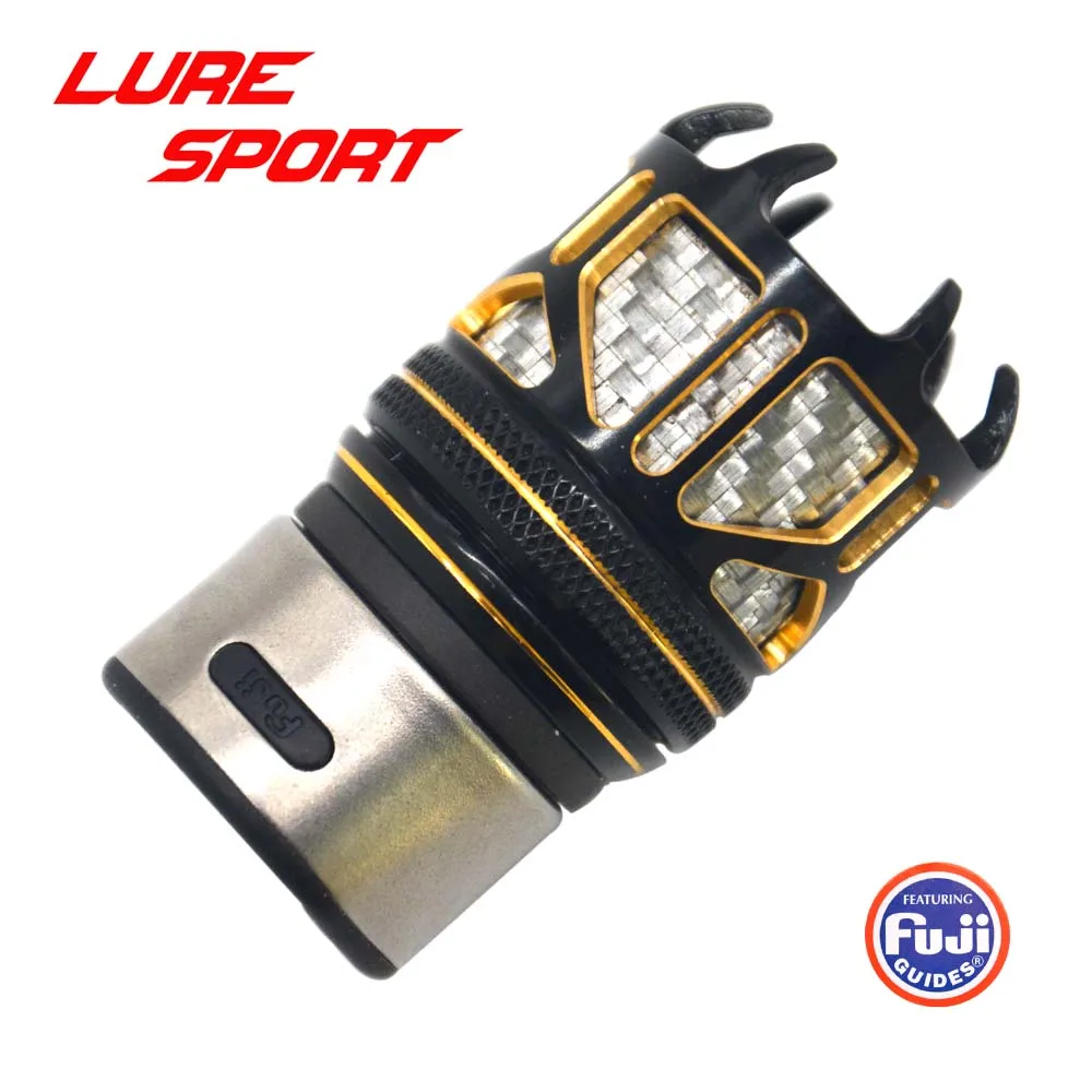 Гайка LURESPORT FUJI KDPS16 6 когтей алюминиевая крышка серебристая углеродная трубка