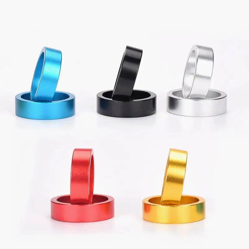 

Aluminum Bicycle Headset Washer Cycling MTB Bike Fork Stem Spacers 28.6mm Front Fork Gasket Handlebar Spacers Ring Gasket