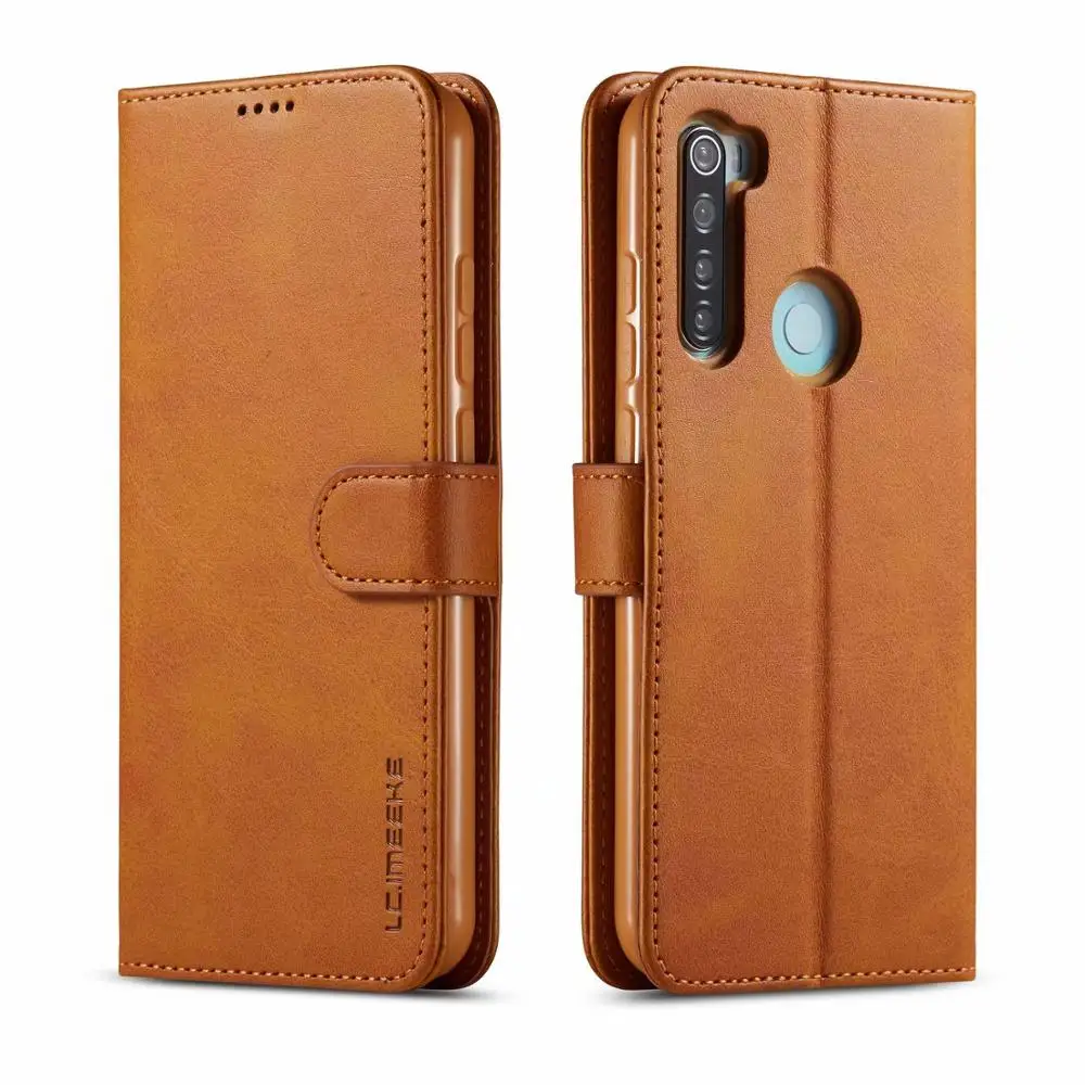 Для Xiao mi Red mi Note 8T 8 Pro 7 6 K20 Pro mi 9T 5 Plus 8A 7A Y3 чехол из искусственной кожи флип-кошелек фоторамка со слотом для карты памяти чехол Funda - Цвет: Yellow