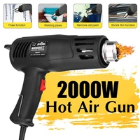 heat gun 2000w hot air gun kit with large handle variable temperature for paint removerstripper welding repair tool