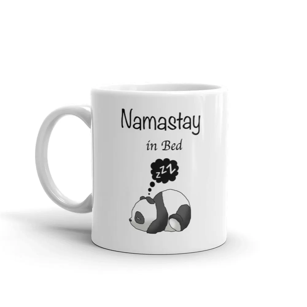 Керамическая кружка Namastay in Bed 11 унций уникальный подарок лучший офисный для