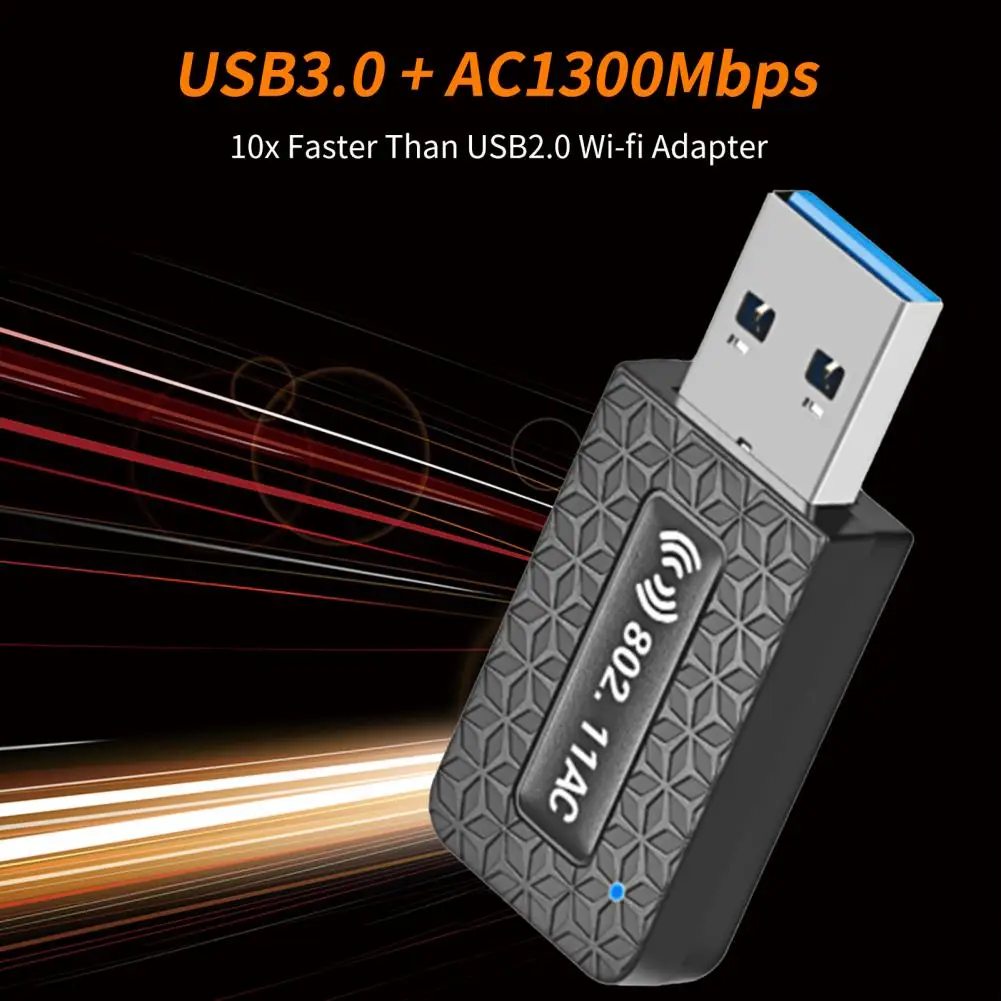 Двухдиапазонный беспроводной Wi-Fi адаптер быстрая скорость широко совместимая