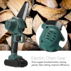 Портативная миниатюрная 4-дюймовая электрическая пила для обрезки, перезаряжаемая маленькая пила для резки древесины, цельный деревообрабатывающий инструмент для сада