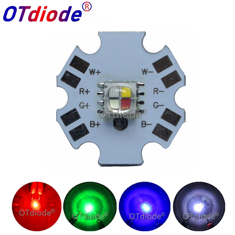 1 шт 5 шт. 10 Cree XLamp XML XM-L RGBW/RGBWW RGB + Холодный/теплый белый 12 Вт 4 чип светодиодный