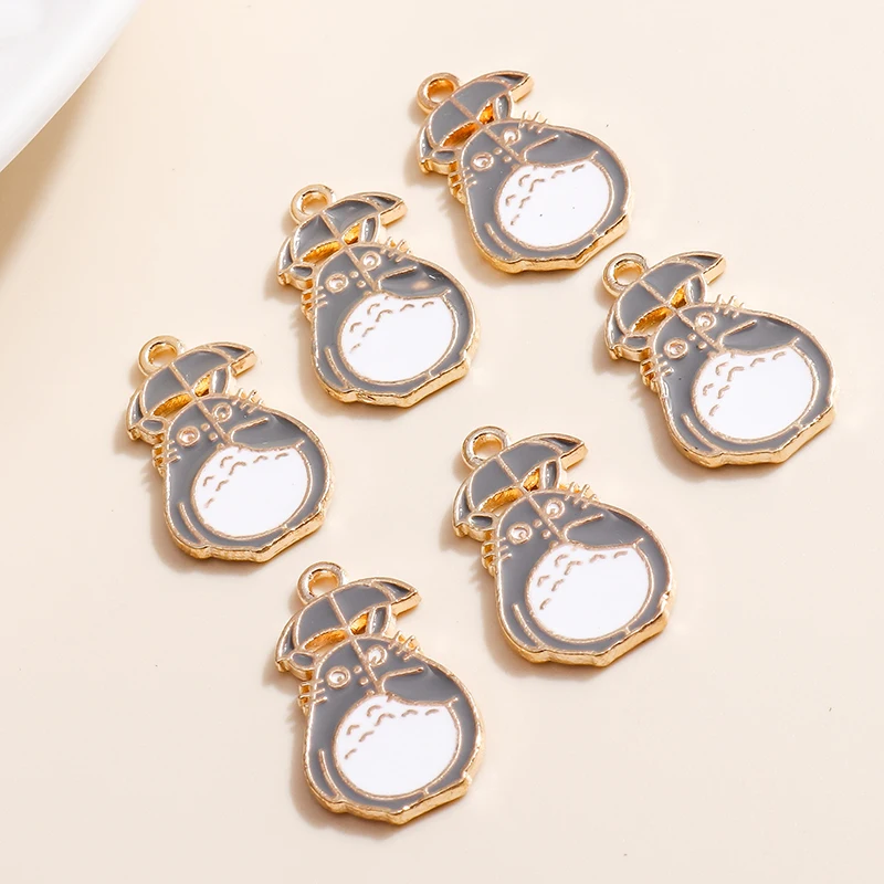 10 шт. 13*22 мм мультфильм эмаль шиншиллы Подвески для изготовления ювелирных