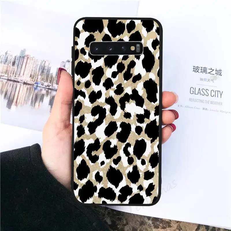 

Sexy leopard Phone Case For Samsung galaxy S 8 9 10 20 21 30 A 30 50 51 70 note 10 plus Ultra 5g