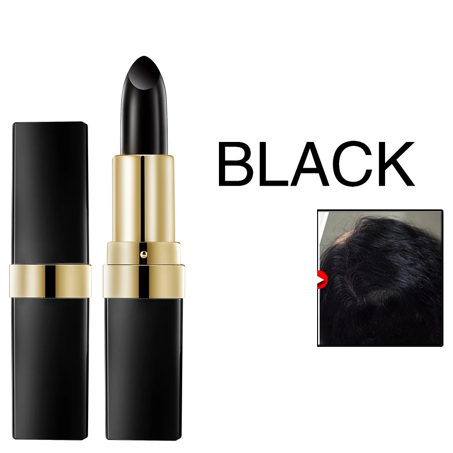 Одноразовая краска для волос с мгновенным покрытием седых корней кремовая