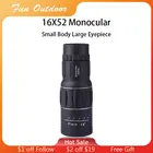 Монокулярный телескоп 16X52, большой окуляр, супертелескоп Lll, прицел ночного видения, полный оптический материал для охоты, Прямая поставка
