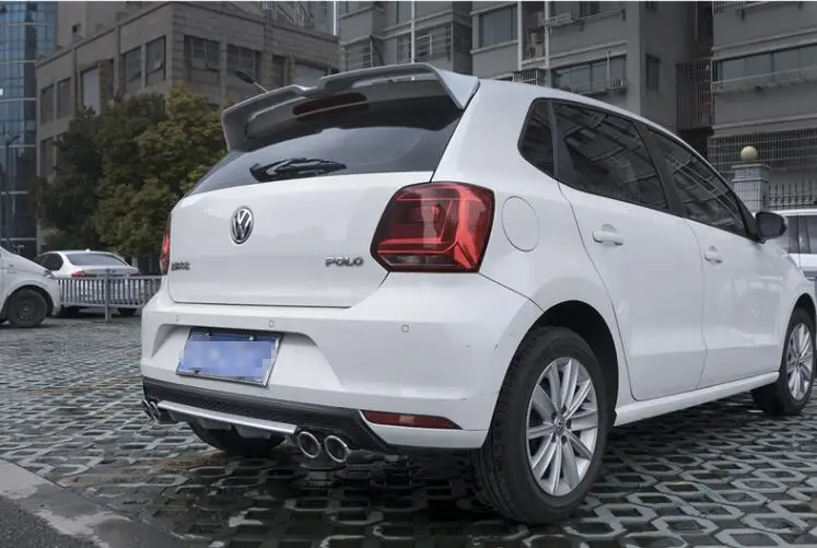 Для POLO ABS задний бампер диффузор защитные бамперы для 2011 2016 Volkswagen Боди Комплект