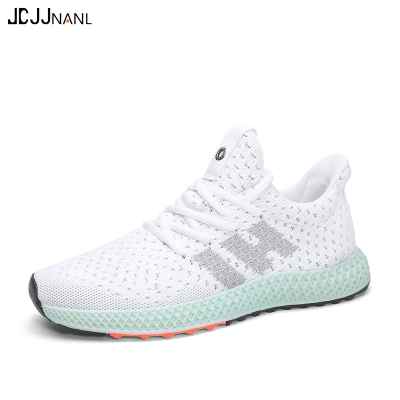 Мужские кроссовки дышащая повседневная обувь нескользящая удобная для бега