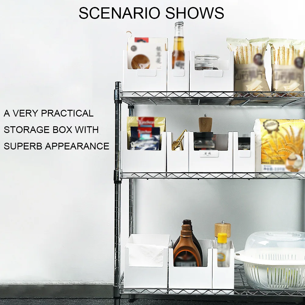 Многоцелевой штабелируемые коробки для хранения Организатор ящик сортировки