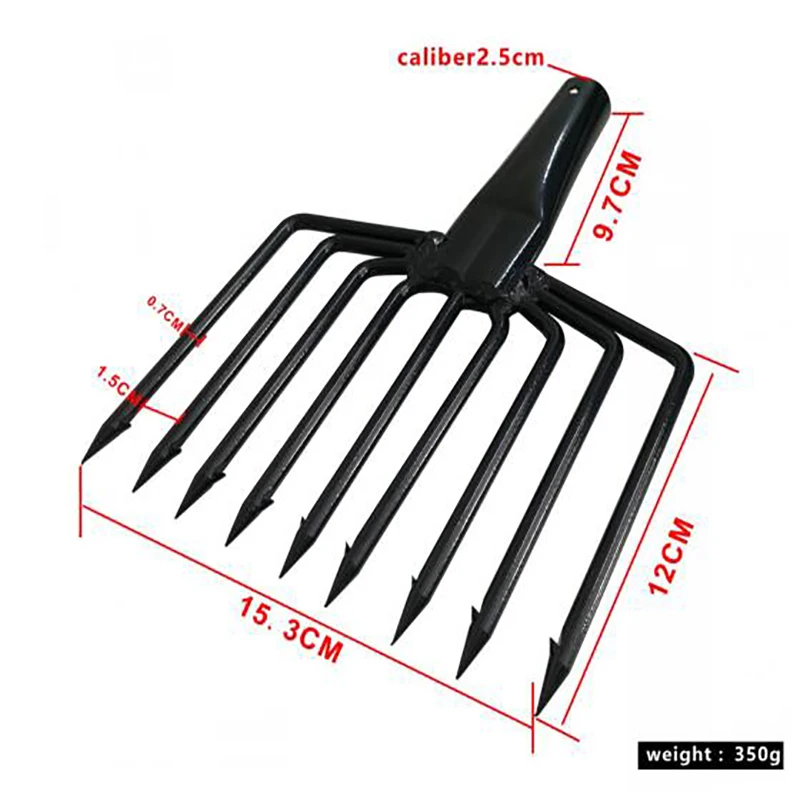 Наконечник вилки OLOEY с 9 зубцами гарпун наконечник зазубринами копье для дайвинга