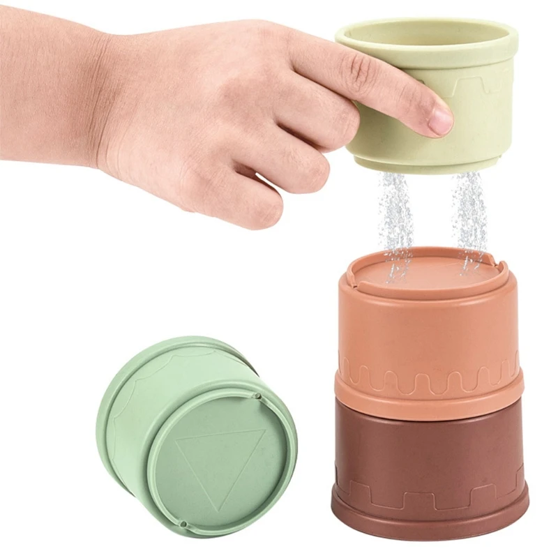 

Funny Boys Girls Stacking Cup Early Childhood Toys High Quality Gift Set