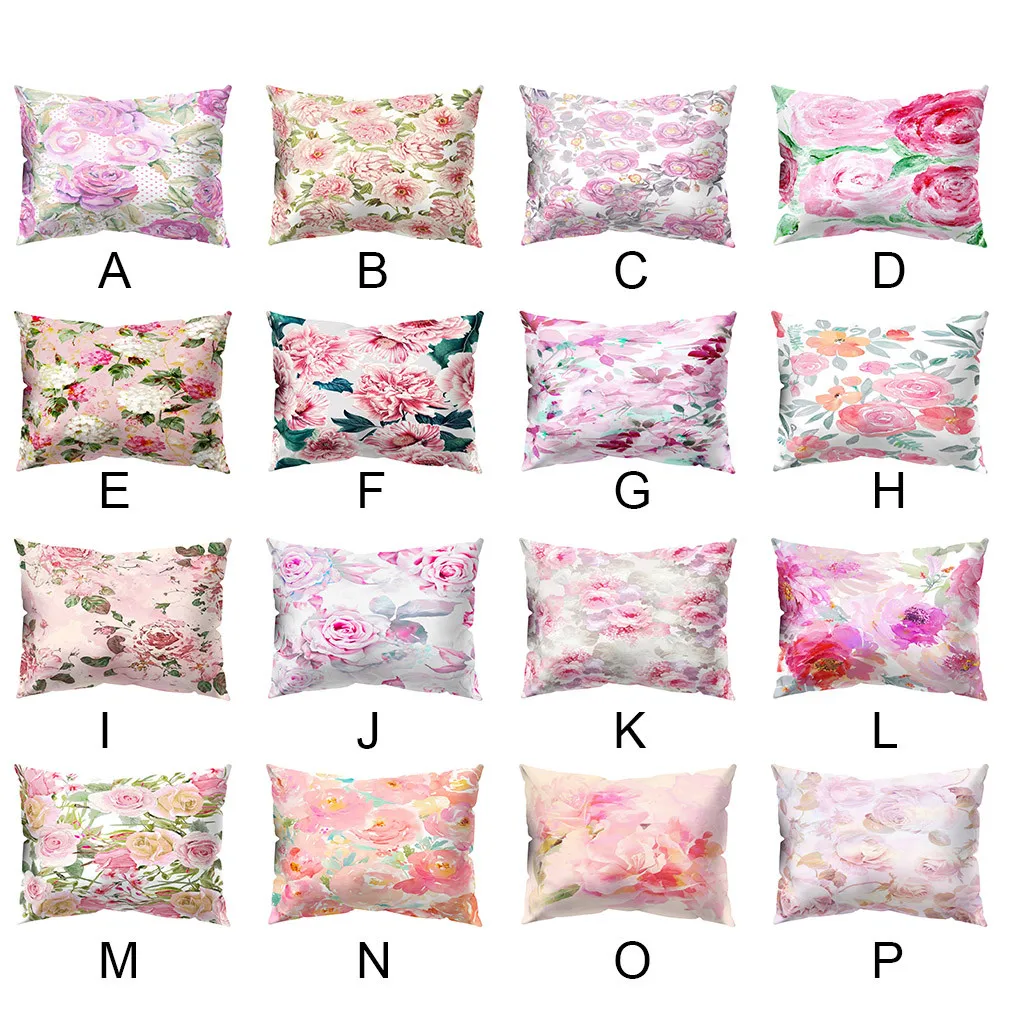 Подушка Чехол из полиэстера чехол 30 см * 50 супер мягкий принт Наволочка