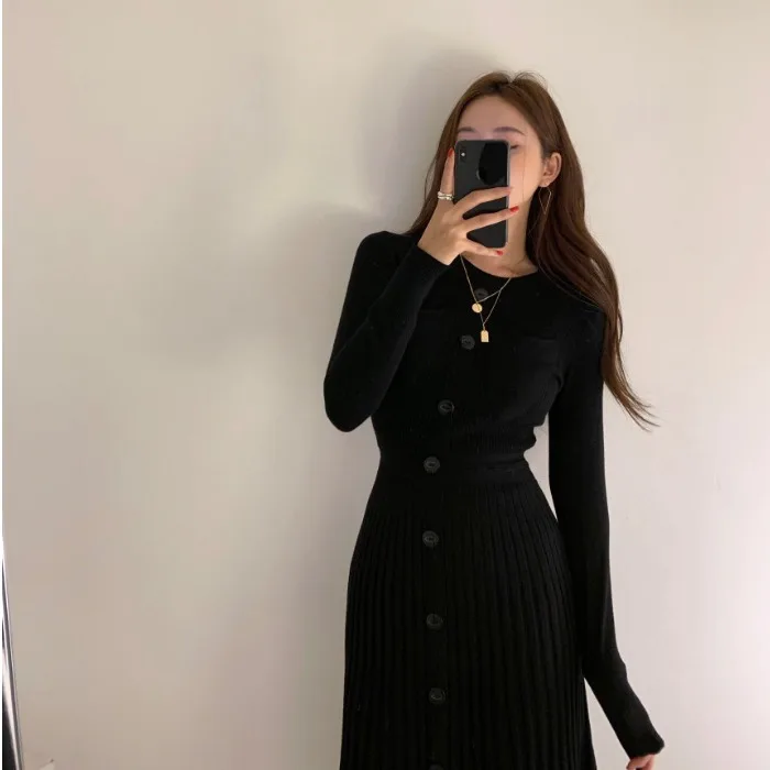 Элегантное молодежное элегантное Плиссированное трикотажное облегающее