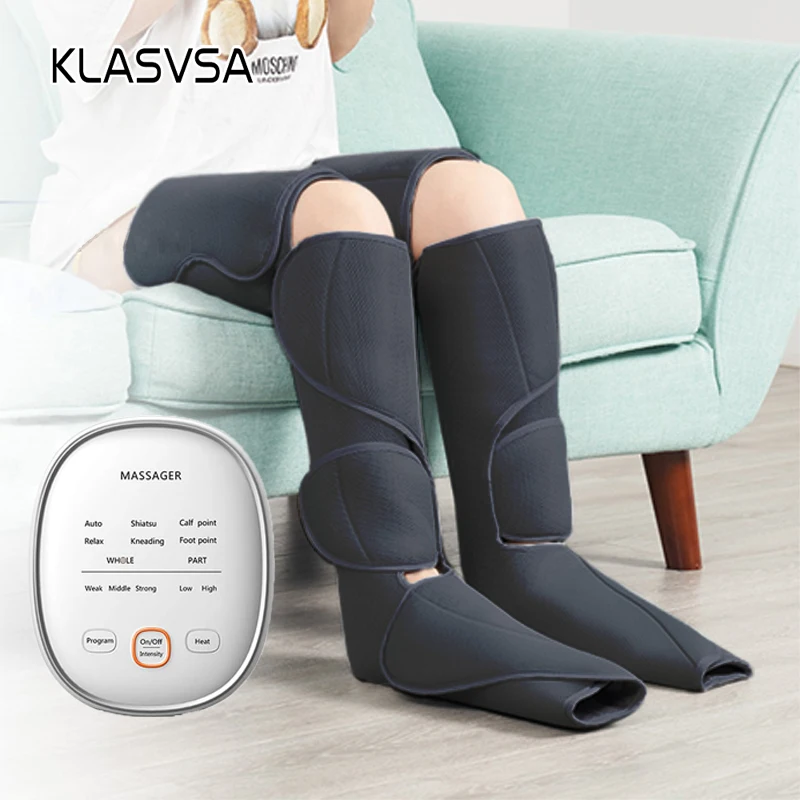 KLASVSA воздушный компрессионный массажер для ног и голени циркуляция бедра с