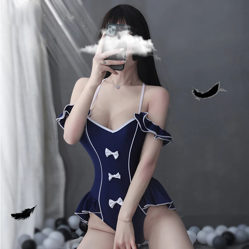 Аниме Косплей сексуальный купальник нижнее белье женская униформа для взрослых