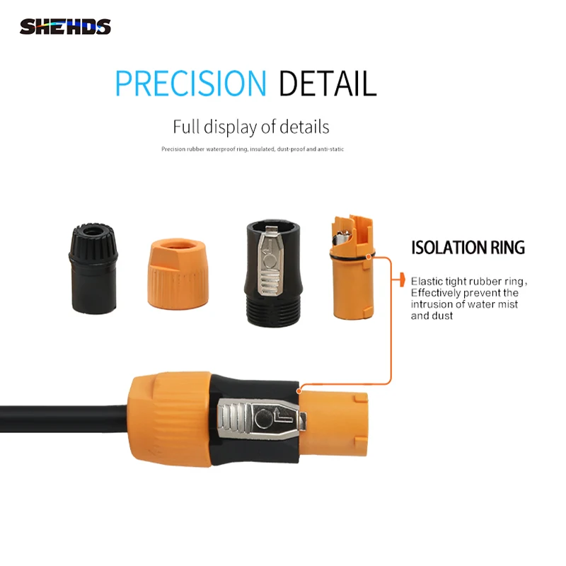 1/2/3/5/10 метр Водонепроницаемый Мощность разъем для наружной светодиодный стирка