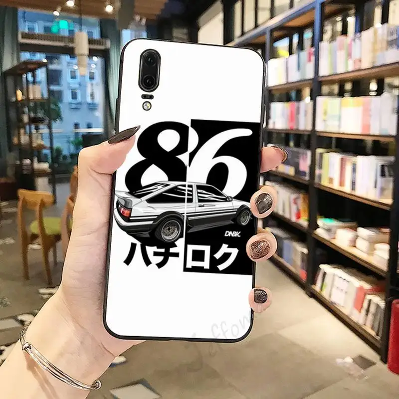 

Japanese car luxury fashion pattern Phone Case For Huawei honor Mate P 10 20 30 40 Pro 10i 9 10 20 8 x Lite