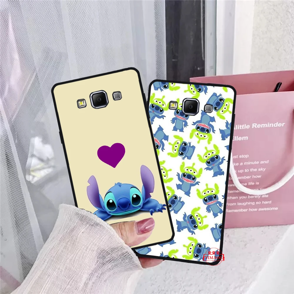 Тематика Лило и Стич Новинка Fundas Мягкий силиконовый чехол для samsung A3 A5 A6 плюс A7 A8 A9
