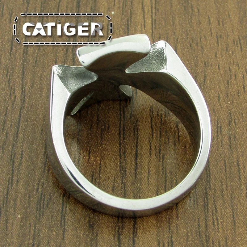 Железный Черный Эмалевый Крест из нержавеющей стали рыцарь яркость популярные