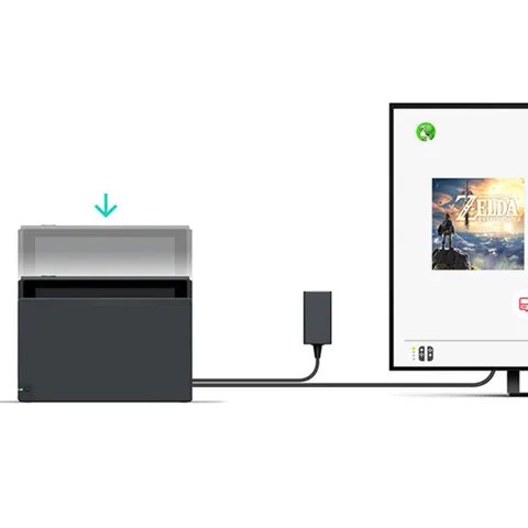 Для Nintendo Switch HDMI-совместимый кабель-Док-станция для ТВ-абсолютно новый оригинальный Официальный-NSHDMI
