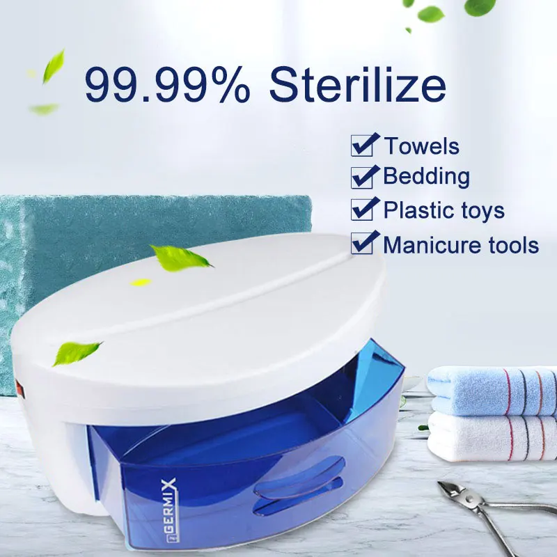 Коробка для УФ стерилизации инструментов ногтей стерилизатор машинки маникюра