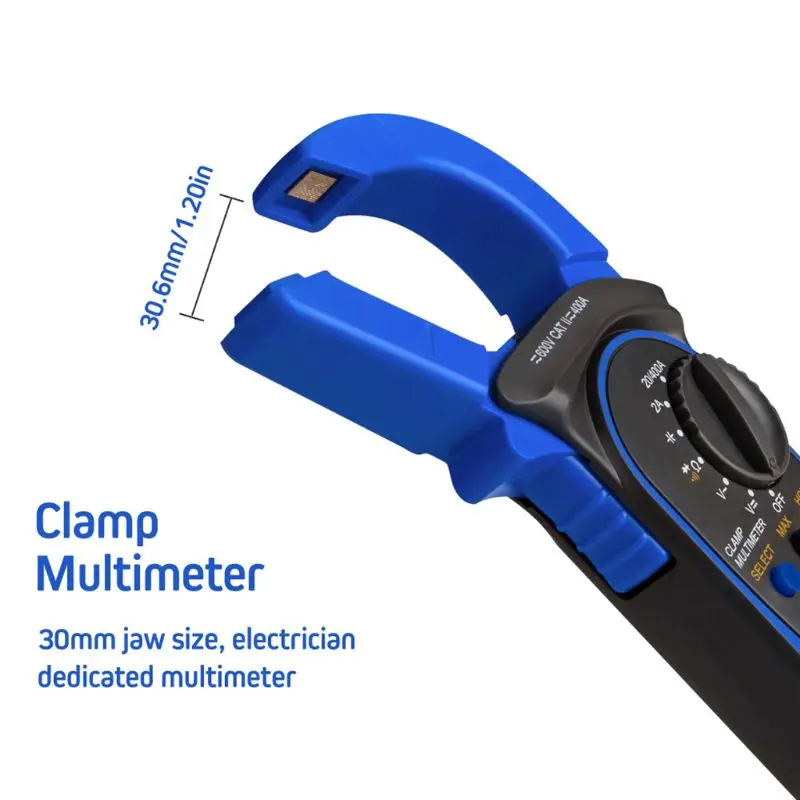 

Digital Clamp Multimeter ST-201 True RMS LCD Multifuction Ohm DC AC Voltmeter AC Ammeter Data Tester