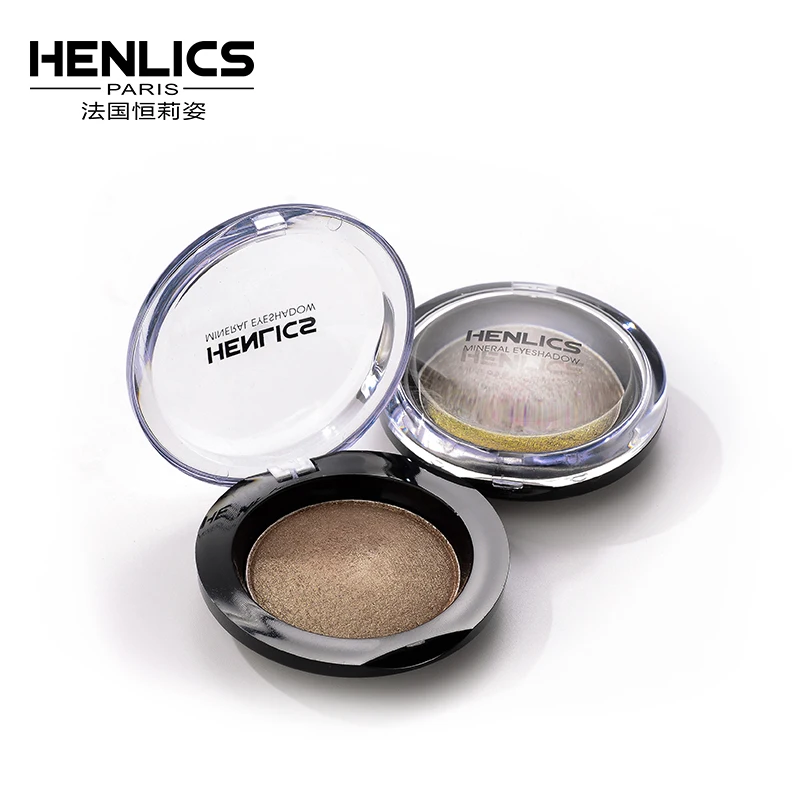HENLICS Блестящий тени дымчатые пигмент для век Палитра стойкие водостойкие