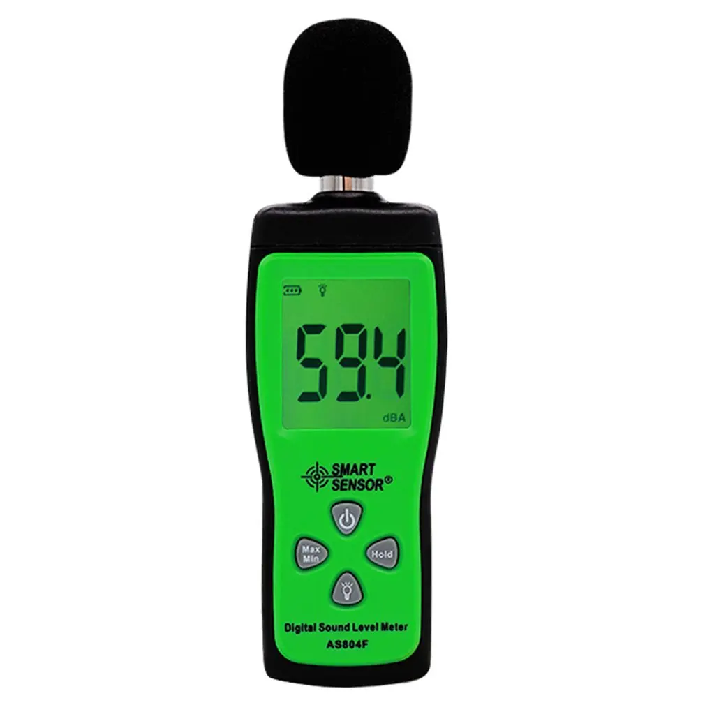 

AS804F Digital Noise Meter Handheld Noise Decibel Meter Digital Sound Meter Noise Tester Battery Included