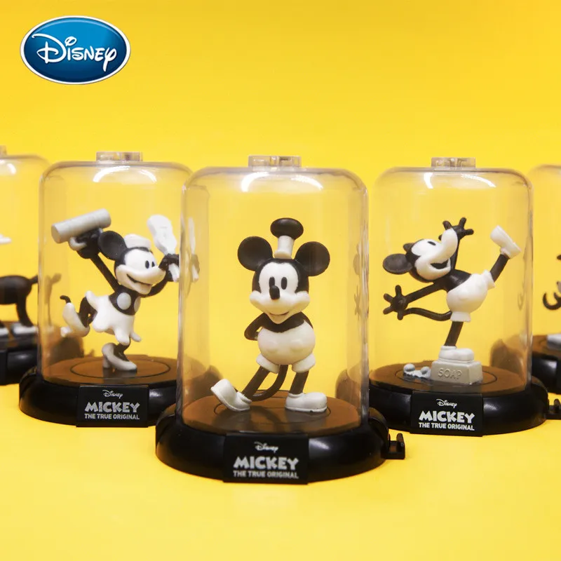 Disney 1pcs Blind Box Toy Mickey Minnie Classic Character Mouse Decoration Movie Anime Hand Office Aberdeen Surprise | Игрушки и хобби
