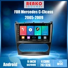 Автомобильный мультимедийный плеер, 2 din, GPS, Android, для Mercedes Benz C Class W203 C200 C230 C240 C320 C350 CLK W209 2005-2009