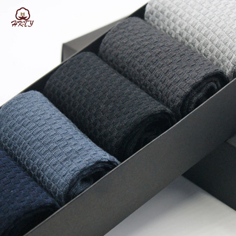 5 пар/лот мужские бамбуковые носки брендовые антибактериальные удобные