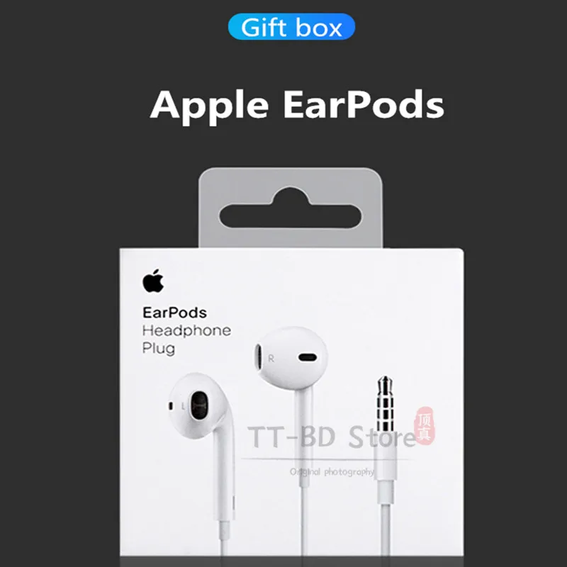 

Original Apple Earpods 3.5mm Plug & Lightning In-ear Earphones Sport Earbuds Deep Richer Bass Headset For iPhone/iPad Android