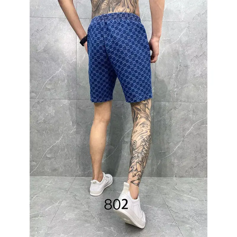 

Denim Shorts for Men, Printed, Beachwear for Lovers, Trend 2021